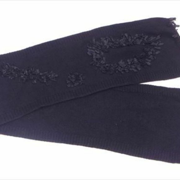 Dior Scarf Black Woman unisex Authentic Used - Picture 3 of 6